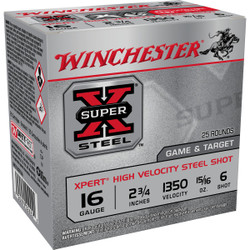 Winchester Xpert HV Steel 16 Ga 2 3/4" 15/16 Oz Case 250 Rd